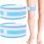 Thinp 2 Pieces Catheter Supplies Catheter Leg Bag Holder Leg Bag Straps Urine Drainage Bag Support Catheter Stabilization Device Holder for Men Women (Blue)