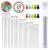 Large-Eye Needles for Hand Sewing, 50pcs Premium Large Eye Sewing Needles with Threaders and Storage Tube 5 Size Large Eye Pointed Stitching Needles for Stitching Crafting Projects and Embroidery