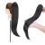 55 cm claw on ponytail extensions curly clip in ponytail wavy curly synthetic hair extension hair extension braid hair part ponytail for women dark black