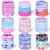 54Pcs Hair Ties for Girls and Women  Nylon Hair Elastics Hair Bands Ponytail Holders Soft Hair Ties No Damage for Girls Thick Straight Curly Hair Multi-colored