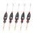 Booms Fishing CRR Carolina Ready Rigs for Bass Fishing Saltwater, 5pcs Brass Pre Rigged Carolina Rigs Kit, Fishing Weights Bullet Weights Carolina Keeper, 4 Sizes 1/4oz 1/2oz 3/4oz 1oz Black_1/2oz_5pack