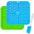 Slip mat dog premium leak mat dog with suction cup for relief from fear of dogs leak mat for dogs for swimming care and training for puppies lick mat-2PCs