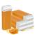 Kosmetex Honey Wax Cartridges Wide Hair Removal Roll On Wax Roller Warm Wax Cartridges 6 x 100ml Honey 100 ml (Pack of 6)