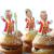 *3 for 2 offer* Cakeshop 24 x 4cm King Charles III 3rd Funny Faces Stand-Up Photo Edible Cupcake Toppers Cake Decorations - Premium Wafer Precut