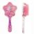 Zou.Rena Little Girls Hair Brush Easily Brushed Through Tangles-No Liquid Glitter Confetti Unicorn Gifts Play for Kids Age 3-8(pink)