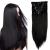 S-noilite clip in extensions hair extension smooth 8 partial set 18 clips 8PCs full of heads like real hair 66cm dark black 66 cm dark black