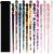 12 Pieces Acetate Hair Sticks Styling Hair Chopsticks Hair Accessories Tortoise Shell Hairpin Leopard Print Hair Pins Chinese Retro Hairpins Disk Hair Sticks Hair Accessories for Women and Girls (Elegant Colors)