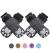 Pupeck 2 pairs double -sided anti -slip dog socks with adjustable straps for indoor use - dog shoes pfot protection summer paw paws protection traction control socks on hardwood base large (2 pair) gray