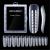 Modelones Poly Extension Gel Dual Nail Forms - Poly Nail Gel Forms 120pcs Clear Nail Extension Tips Set Nails Enhancement Thickening Acrylic False Nails Manicure Tool 12 Sizes Trendy Nail Art Design Salon DIY at Home 120 P