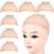Fandamei 6 pieces wig cap hair network water network set underground hood nylon wig caps perioclace network stretchable elastic breathable neutral naked beige skin color wig cap hair network