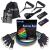 TheFitLife Exercise Resistance Bands with Handles - 5 Fitness Workout Bands Stackable up to 110/150/200/250/300 lbs Training Tubes with Large Handles Ankle Straps Door Anchor Carry Bag 150lbs