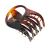 Parcelona French Curvy Oval Paw Tortoise Shell Brown 3  Cellulose Acetate Side Slide In Scoop Jaw Hair Claw Clip Clutcher for Women and Girls (Tortoise Shell Brown)