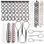 20Pcs Hair Tail Tools Set,Ponytail Maker Hair Braiding Tool for Women Girls Styling Maker Hair Styling Accessories