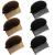 Haifly 6 Pieces Sponge Hair Former Comb Hair Raise Styling Accessories Updo Hair Cushion Black and Coffee