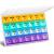 Mossime Large Monthly Pill Box Organiser 4 Week Pill Boxes 7 Day 1 Times a Day Compartments Tablet Organiser Box 28 Day with Dust-Proof Case Vitamin Meds Supplement Container for Family Multicoloured