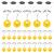 REALURE 150/300 STK Rubberlistopper fishing 6 in 1 rubber pearls fishing small cord stopper fishing trout stoppers fishing for 0.1 0.43mm line stopper fishing and sinker stops oval M 150PCs