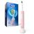 Oral-B Pro 1000 CrossAction Electric Toothbrush Pink Powered by Braun Pink 3 Piece Set
