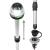 34"- 60" Adjustable White LED Marine Navigation Anchor All-Round Boat Light USCG ABYC A-16 3NM IP66 Waterproof Aluminum & ABS 3 Nautical Mile Visibility Stern Light Fishing Boat Yacht Pontoon