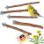 Vogelgaleria 5 wonderful nature of birds such as budgie nymphic canary agapornid |Natural wood poles for the bird as an important bird accessories in bird cage |Accesories