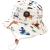 XYIYI Kids Bucket Hat Adjustable Sun Hats Breathable Beach Hat for Boys Girls 1-2 Years Lion