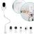 Flexi Twist | Universal Baby Monitor Holder | Secure with Straps & Clamp to Furniture | No Drilling Required | Flexible Baby Camera Mount | Baby Monitor Shelf Stand 845mm Standard Model White