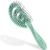 Ninabella Bio Hairbrush for Women Men & Children - Discrowling Without Ziepen for Lure Long Hair & Wet Hair - Sustainable Detanger Brush made of recycled material - green