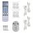 HealthmateForever YK15AB TENS unit EMS Muscle Stimulator 4 outputs 15 modes Handheld Electrotherapy device | Electronic Pulse Massager for Electrotherapy Pain Management Pain Relief Therapy: Chosen by Sufferers of Tennis E