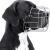 Bronzedog metal dog muzzle wire basket german mastiff mastiff bernhardiner breathable mask with adjustable leather straps muzzle for extra large dogs (XL)