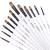 GETHPEN Filbert Paint Brushes Set  12 PCS Artist Brush for Acrylic Oil Watercolor Gouache Artist Professional Painting Kits with Synthetic Nylon Tips