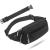 USHAKE Fanny Pack Waist Packs with Extender for Men Women Waist Pouch Bag Hip Pack with 3-Zipper Pockets Adjustable Straps for Casual Travel Hiking Running Outdoor Sports BLACK