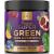 Greens Powder Superfood Supplement - Super Green Smoothie Mix Blend with Spirulina Wheat Grass Chlorella Beets Digestive Enzymes Antioxidants - Vegan Non-GMO Natural Berry Flavor - 30 Servings