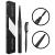LAVOSSY Beard Filler for Men Black - Long Lasting and Easy to Use Waterproof Beard Filling Pen Kit with Blending Brush results in a sleek & natural looking Beard Liner and Beard Darkner for Men