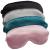 LERSVICVIL Sleep Mask 4 Pack Silk Eye Cover Soft Satin Blindfold Elastic Strap Night Eyeshade Travel Nap for Women Men Black, Silver, Pink and Dark Green
