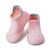 Dookeh Baby Shoes Boys Girls First Walking Shoes Non Slip Soft Sole Sneakers Toddler Infant Babygirl Sock Shoes 12-18 Months A3 Pink