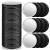 36 Pcs Compact Mirror Bulk Round Makeup Glass Mirror Small Pocket Mirror Portable Mini Mirrors Personal Purse Mini Makeup Mirror for Women Girls Gifts Travel Daily Use  2.76 Inch (Black)