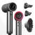 TYMO Hair Dryer with Diffuser for Curly Hair, 1500W Professional High Speed Blow Dryer with Comb, 110,000RPM Fast Dry Ionic Hair Dryer, 4 Temps & 3 Speeds, with 8 Ft Cord Metal Gray