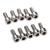 10Pcs Bike Water Bottle Cage Bolts Holder Screws M5 Inner Rack Hexagon Stainless Steel Screws