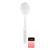 Manicare White Plastic Bath Brush Exfoliating Long Handled Spa Shower Brush Non Slip Handle Back Washer Good For Circulation Cellulite And Dry Skin Dry Brushing Back And Body Scrubber