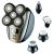 Electric Razor for Men Head Shaver for Bald Men Grooming Kit 5 in 1 Wet Dry Rotary Shavers Nose Hair Beard Trimmer Clippers Facial Cleansing Brush Cordless Waterproof USB Charging Rechargeable