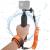 Action Camera Non-Slip Handler Floating Hand Grip Holder Mount + Steel-cored Safety Wrist Strap for GoPro Sony Insta360 Olympus Akaso Underwater Camcorder Diving Surfing Snorkeling Rafting Kayak Scuba Floating grip
