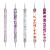 HQdeal 5Pcs Nail Dotting Pen Dotting Painting Pen Polish Carving Tool Nail Art Dotting Tool Nail Polish Paint Manicure Dot Nail Art Set for Gel Polish Decoration