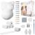 Hipsty plaster printing baby bump set with (23m) plaster bandage 12 acrylic paints & much more |The abdominal impression reminds you of your pregnancy for a long time |Complete set