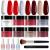 Aokitec 14Pcs Dip Powder Nail Kit Starter Pcs 8Colors Fatal Kiss Collection , Black Clear Pastel Glitter Acrylic Dipping Powder Liquid Set with Base Top Coat Activator Brush Saver for French Nails Art Manicure DIY Salon for Women 8 Colors kit Fatal Kiss