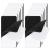 12 Sets 2x4 inch Strips with Adhesive Heavy Duty Hook and Loop Tape Carpet Tape Rug Tape Strength Backing Fixing Installing Tape Wall Hanging No Perforation Fabric Couch Industrial Office Household