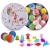 Leoce bombs for children 12PCs with surprise crystal toys inside handmade natural and organic foam bombs birthday present for girls and boys