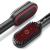 2023 Upgraded Hair Straightener Brush | TYMO Ionic Plus Straightening Brush with 16 Temps, 30s Heat-up, Dual Voltage | Brush Straightener for Women | Heated Styling Brush for Thick Curly Hair Black