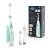 Nuvita 1151b |Electric children's toothbrush Sonic Clean & Care |Electric toothbrush for children from 3 months to 5 years |Bright toothbrush for children |AIO approved |2023 green