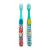 CoComelon Children's Toothbrush - Twin Toothbrush - Manual Toothbrush - 2 Pack