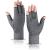 VITTO Anti-Arthritis Gloves Women & Men with Grips - Compression Gloves for Arthritis Pain Relief Carpal Tunnel Injuries - Fingerless Gloves for Women & Fingerless Gloves for Men (Small Grey)