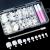 100pcs False Toe nails Set 10 Sizes Natural Acrylic Fake Toenail Tips Full Cover Artificial Toe nails with Glue and Box for Women Girls Nail Salon and Nail Art DIY